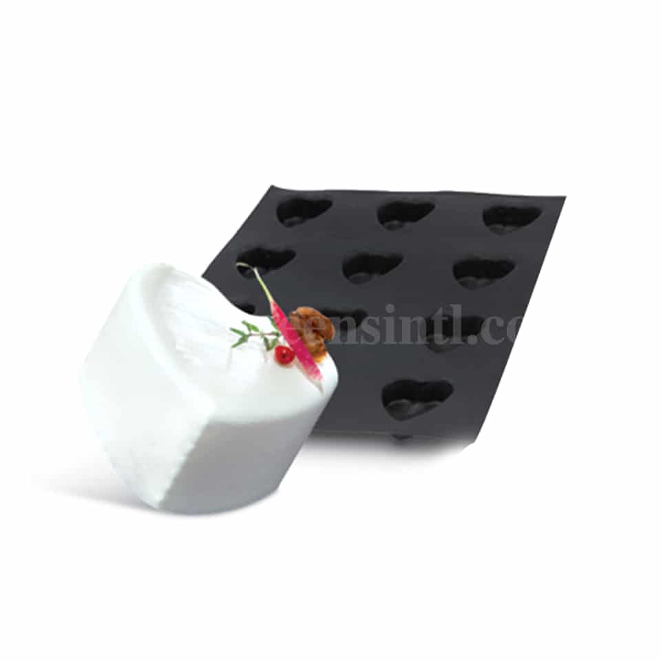 DEMARLE Flexipan Hearts 75x65mm, 12 Indents