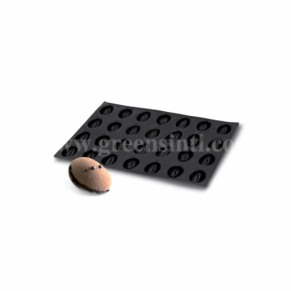 DEMARLE Flexipan Half-Eggs Shapes 55x35mm, 28 Indents