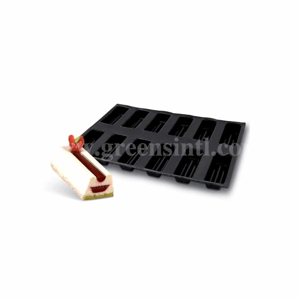 DEMARLE Flexipan Bars with Cavity 100x25mm -12 Indents
