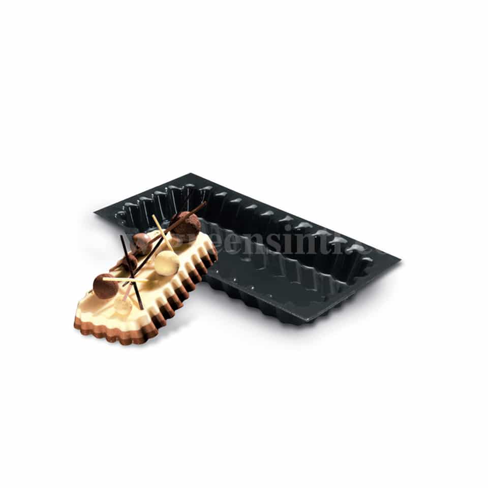 DEMARLE Flexipan Origine Mould Rectangle Tart 265x135x30mm - Single Indent