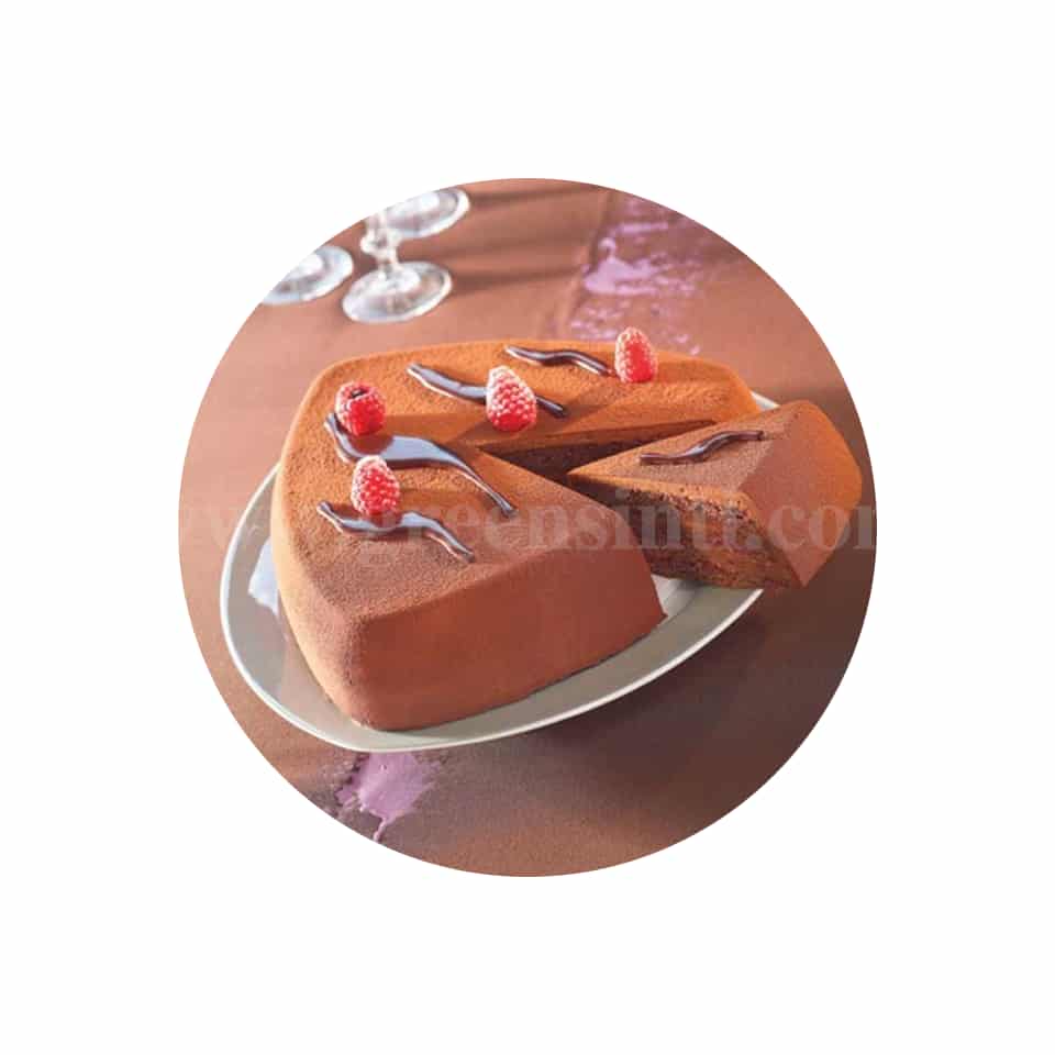 DEMARLE Flexipan Origine Triangular Shape 230x230x50mm -Single Indent