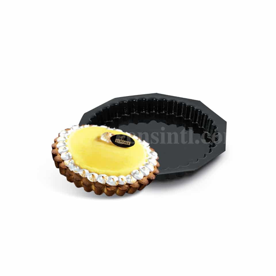 DEMARLE Flexipan Origine Fluted Tart Mould 200x45mm -Single Indent