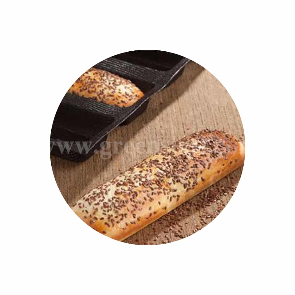 DEMARLE Silform Rectangular Shape 240x35mm, 8 Indents