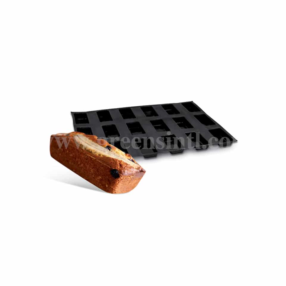 DEMARLE Flexipan Rectangular Cakes, 102 x 30mm, 21 Indents
