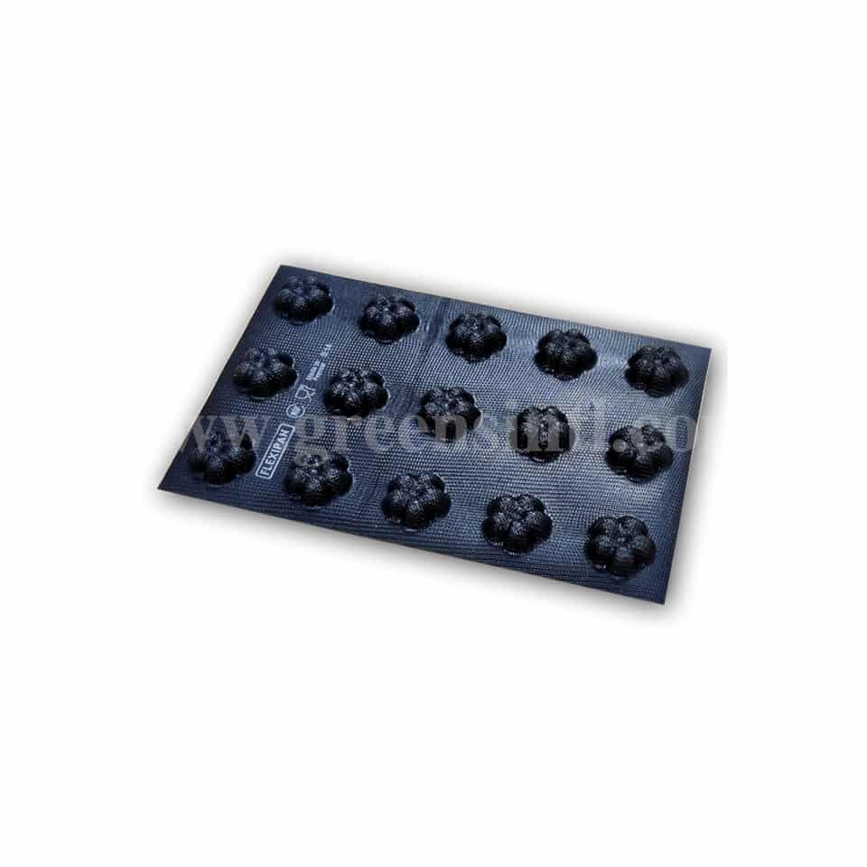 DEMARLE Flexipan Fluted Savarins 35x10 mm - 15 Indents