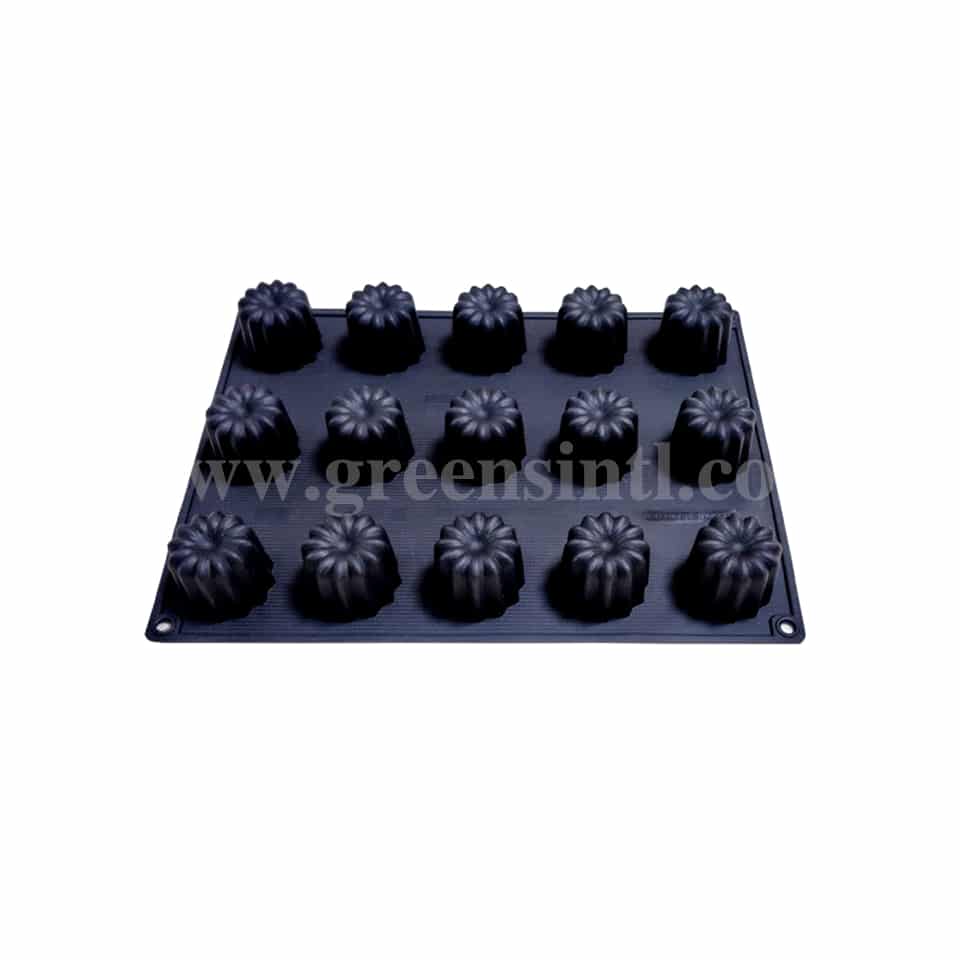 DEMARLE Flexipan Origine Canneles 53x50mm -15 Indents