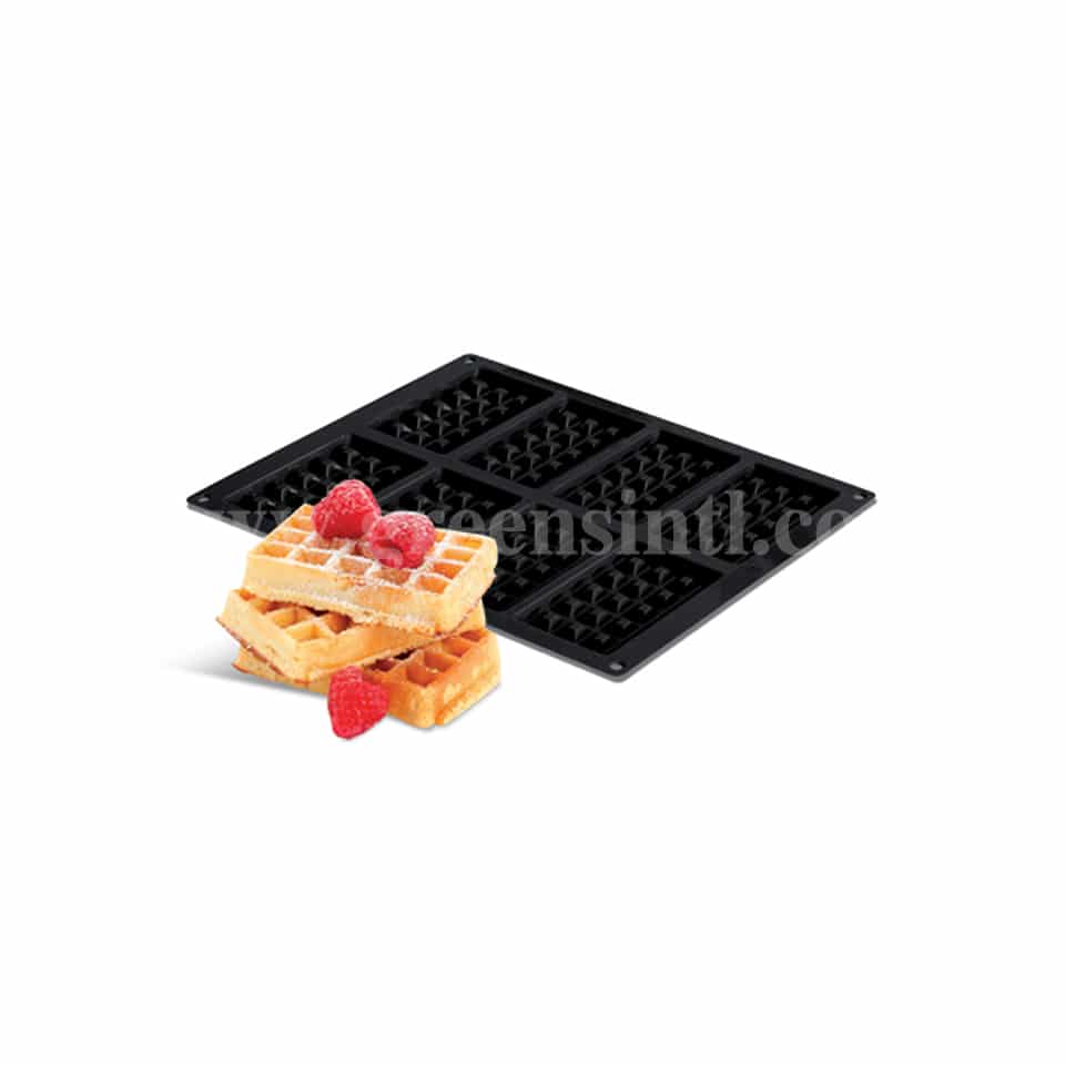 DEMARLE Flexipan Inspiration Waffles 127x15mm, 8 Indents