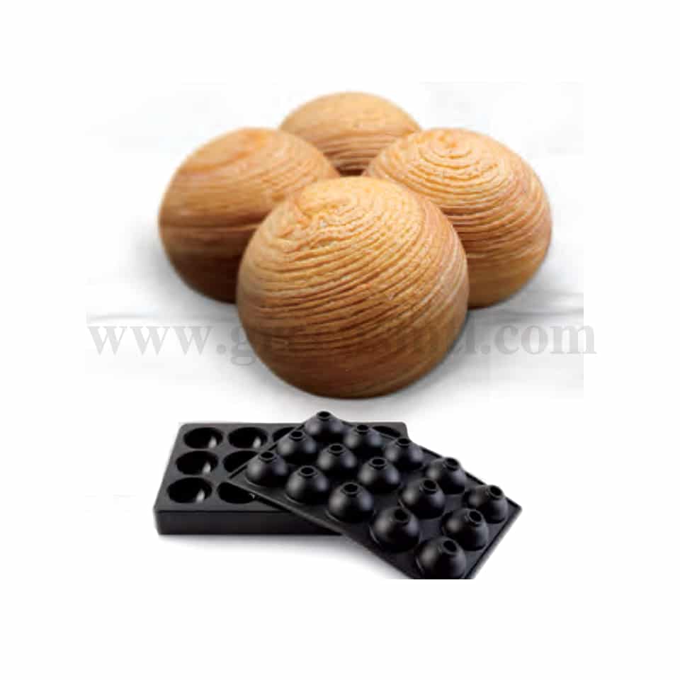 DEMARLE Flexipan Inspirations Lita Top + Bottom 47.8x22mm, 15 Indents