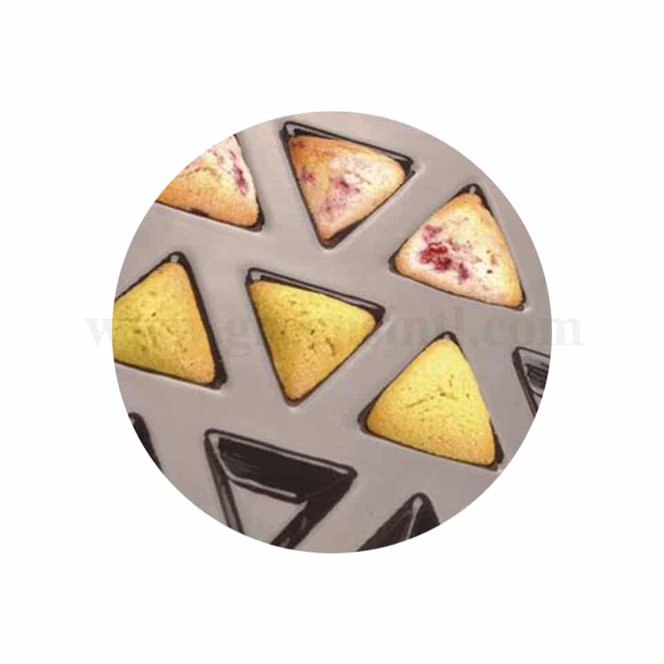 DEMARLE Flexipan Origine Triangles 48 x 41mm -80 Indents