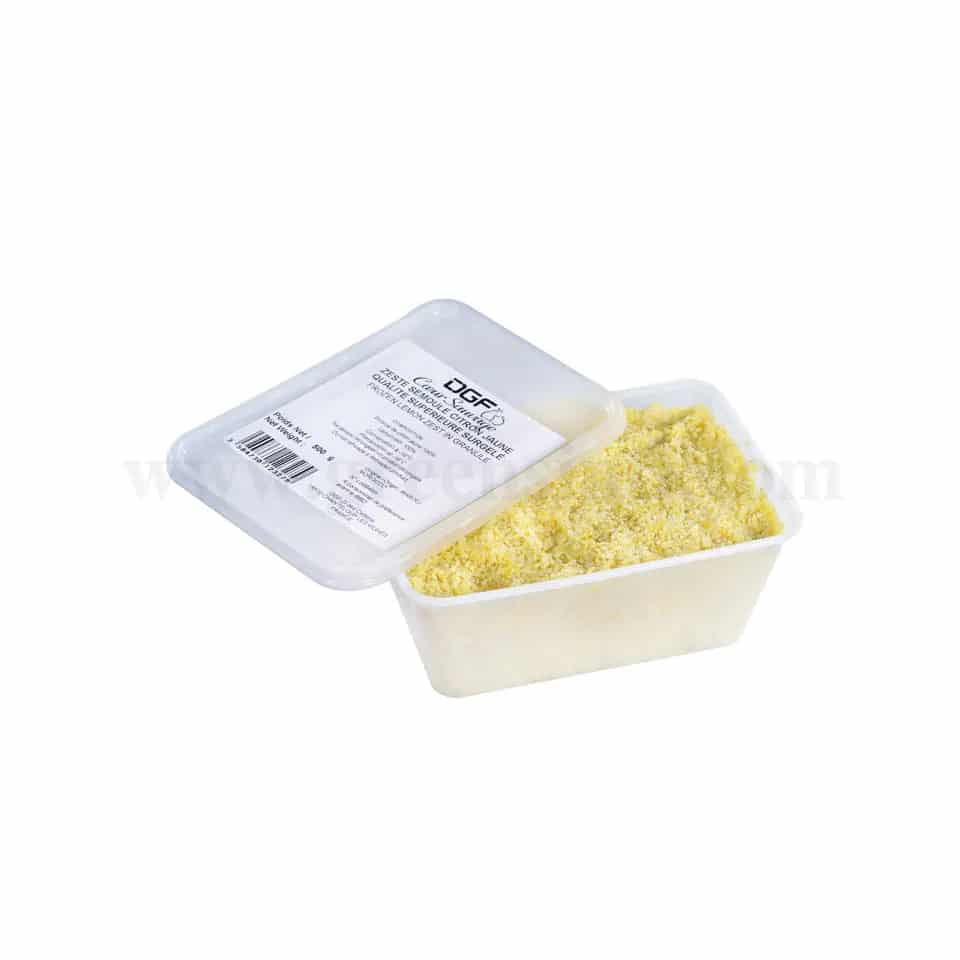 DGF Frozen Lemon Zest In Granule 500 g