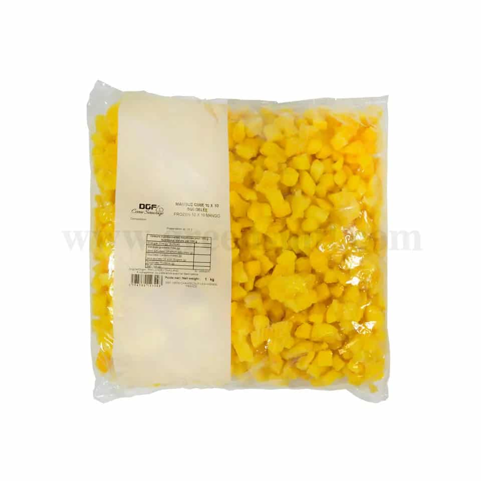 DGF Frozen Mango Cubes 1 Kg