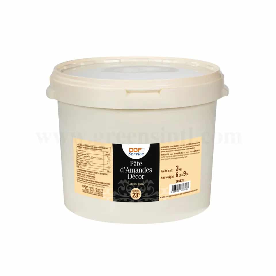 DGF White Almond Paste Decor 23% 3 Kg