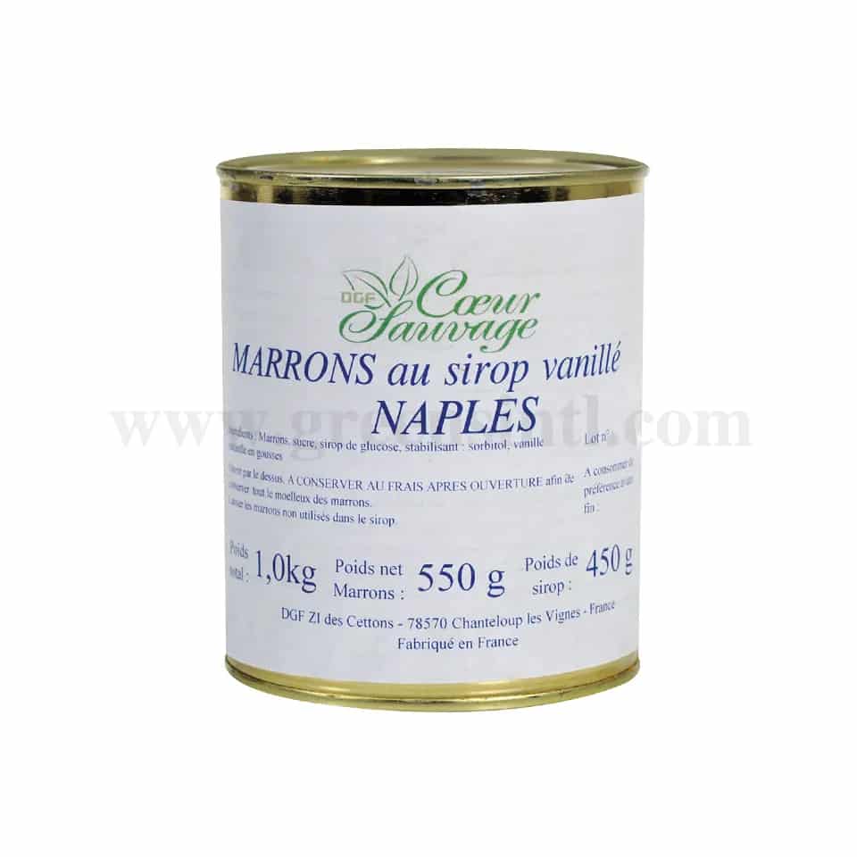 DGF Chestnut Naples in Vanilla Syrup 1 Kg