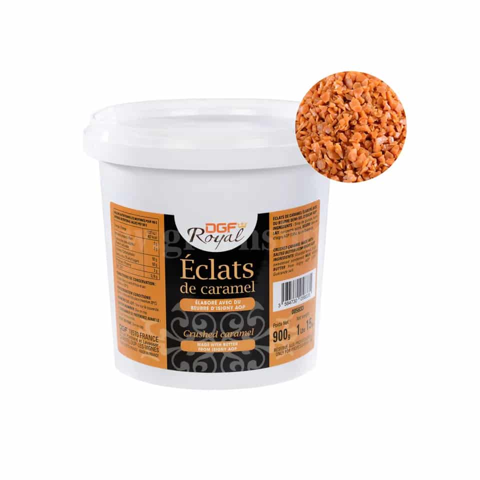 DGF Salted Butter Caramel Flakes 900g