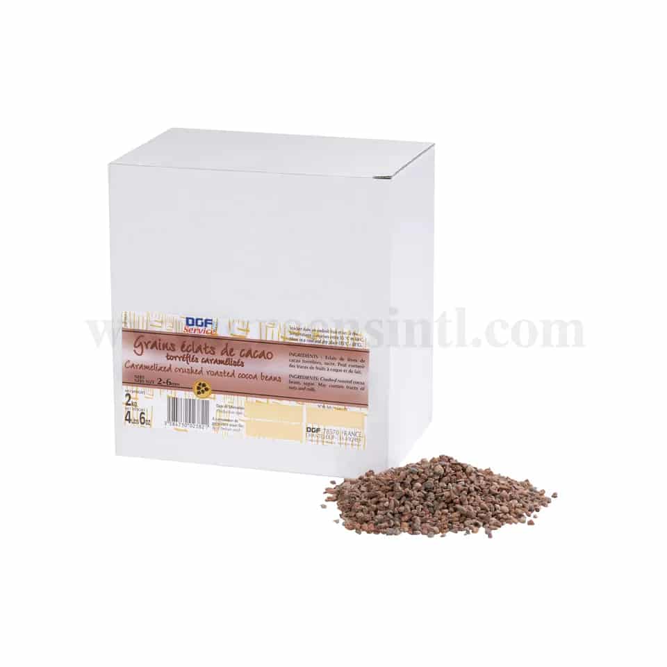 DGF Caramelized Crushed Roasted Cocoa Bean Nibs 2 Kg
