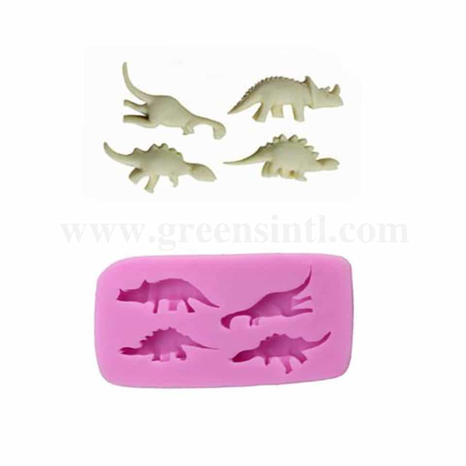 GREENS Silicone Mould Dinosaur Set