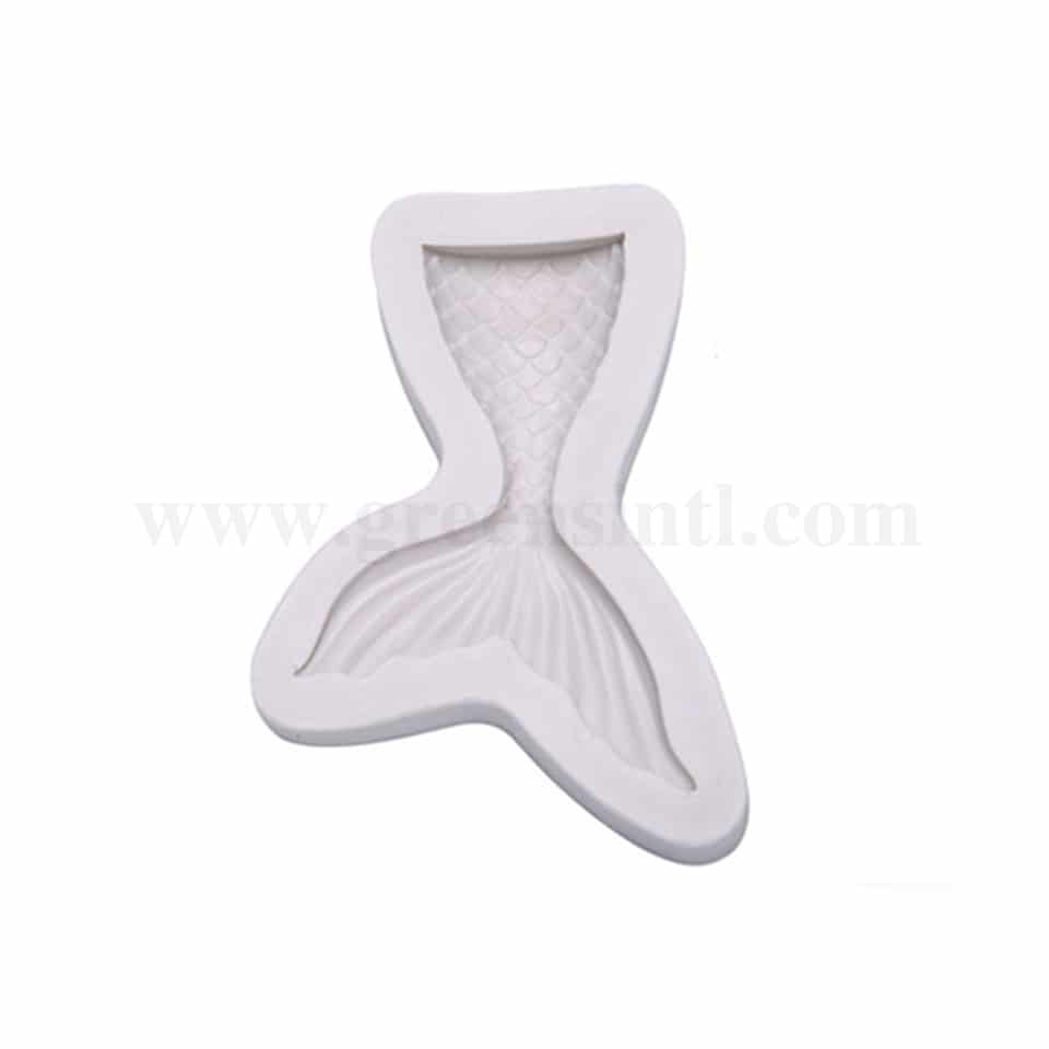 GREENS Silicone Mould Mermaid Tail 90 x 60 mm