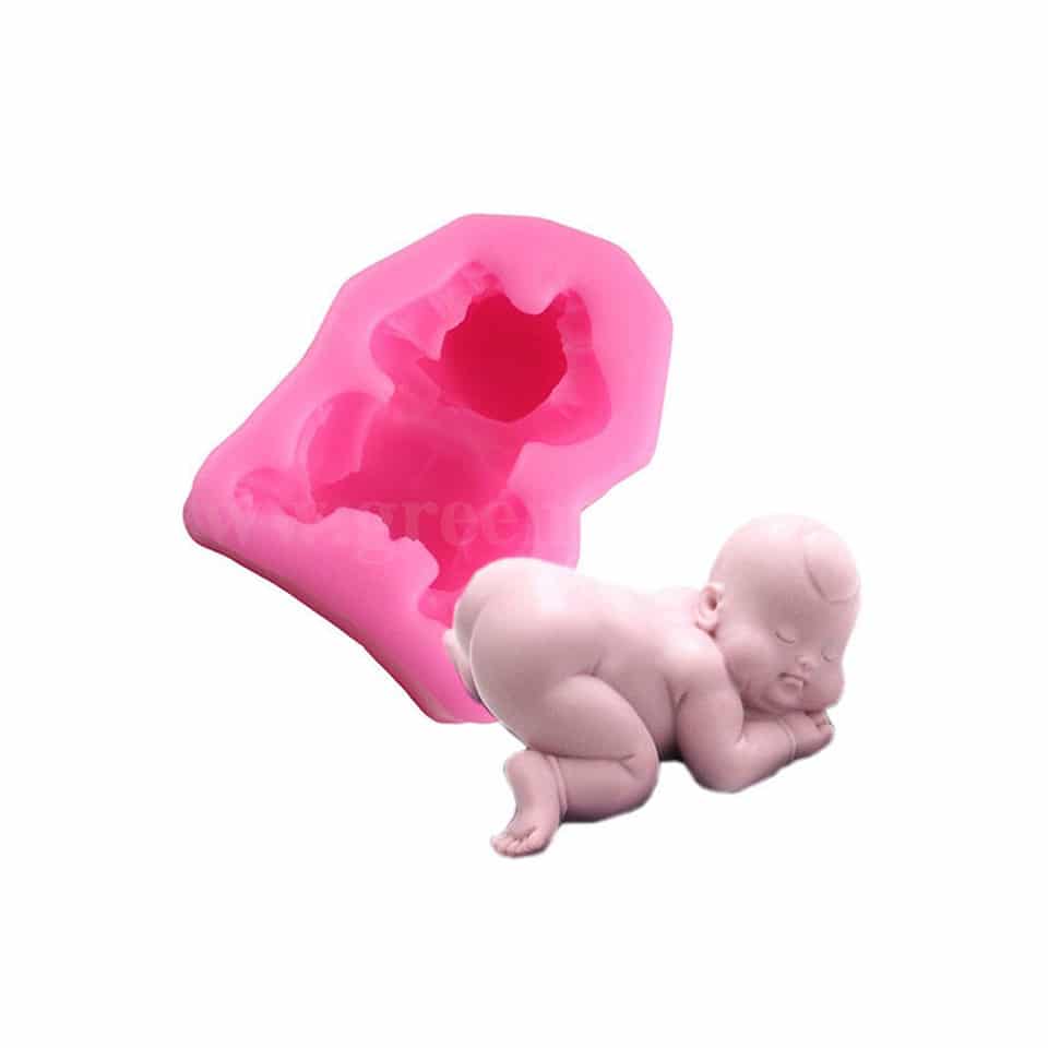 GREENS Silicone Mould Baby 65 x 45 mm