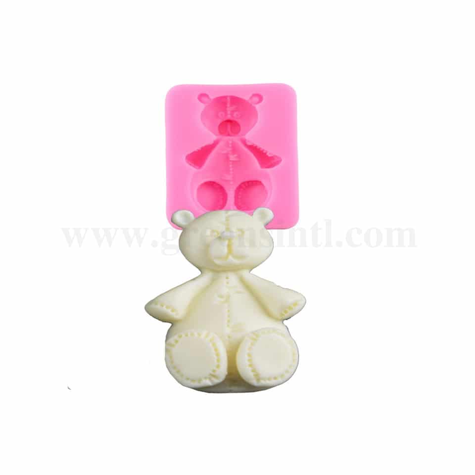 GREENS Silicone Mould Teddy Bear 65 x 50 mm