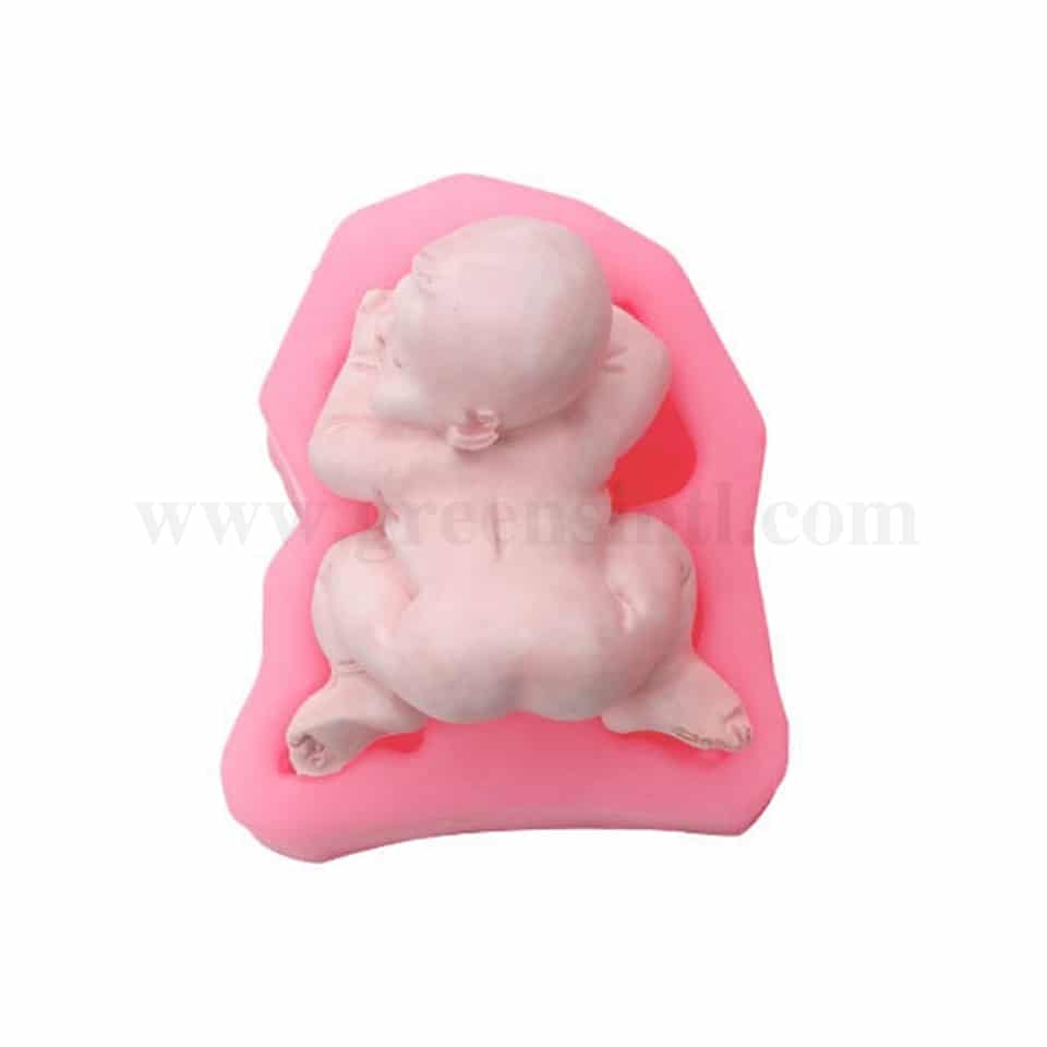 GREENS Silicone Mould Sleeping Baby 65 x 41 mm