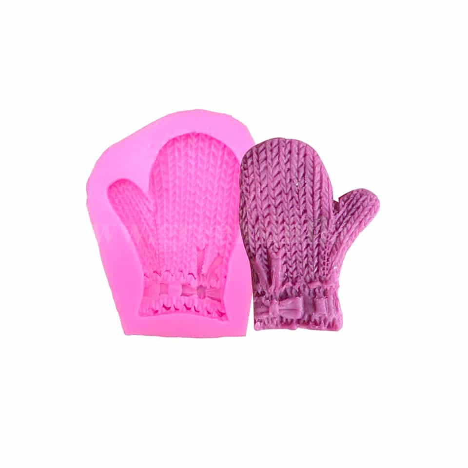 GREENS Silicone Mould Baby Gloves 77 x 61 mm