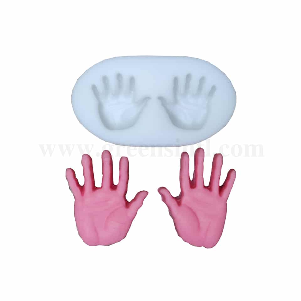 GREENS Silicone Mould Hands 50 x 70 mm