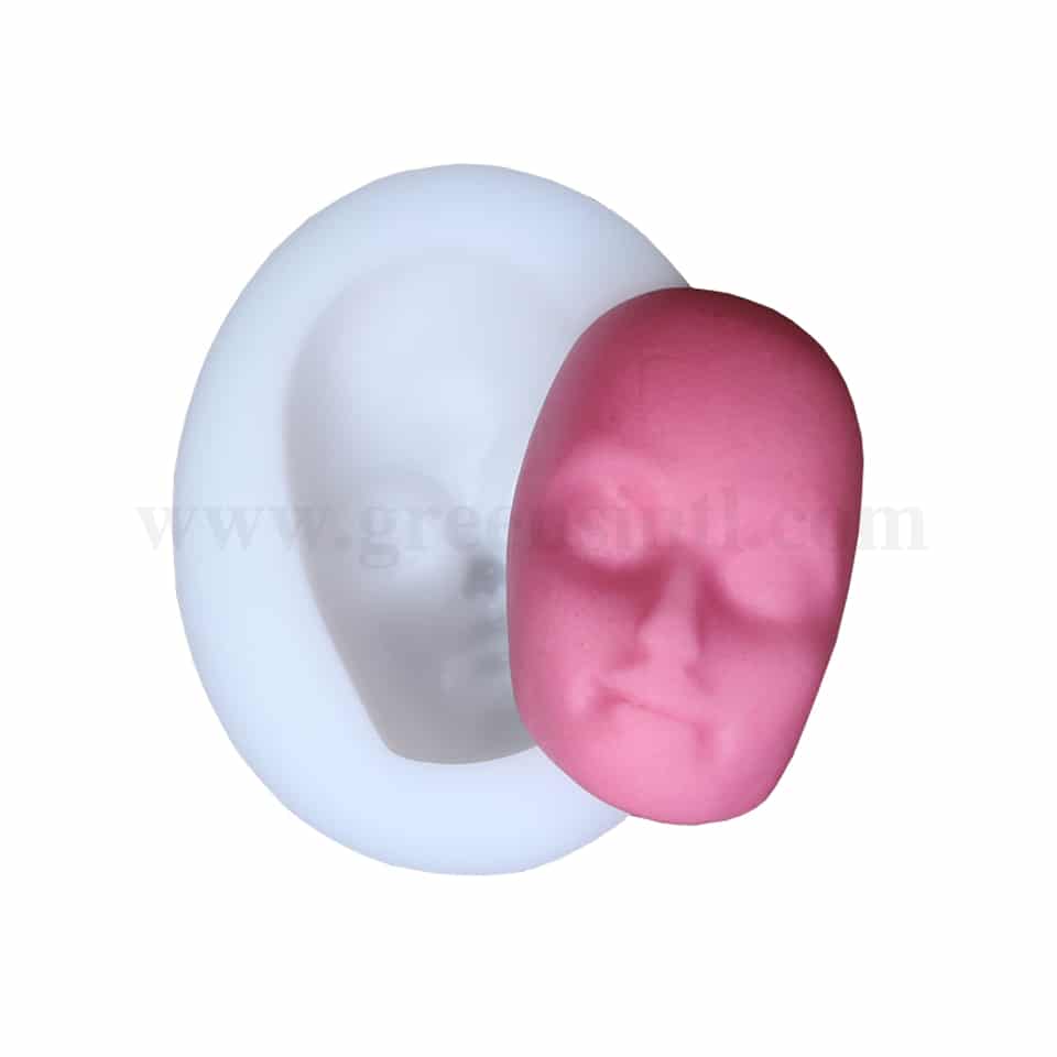 GREENS Silicone Mould Female Face 60 x 60 mm