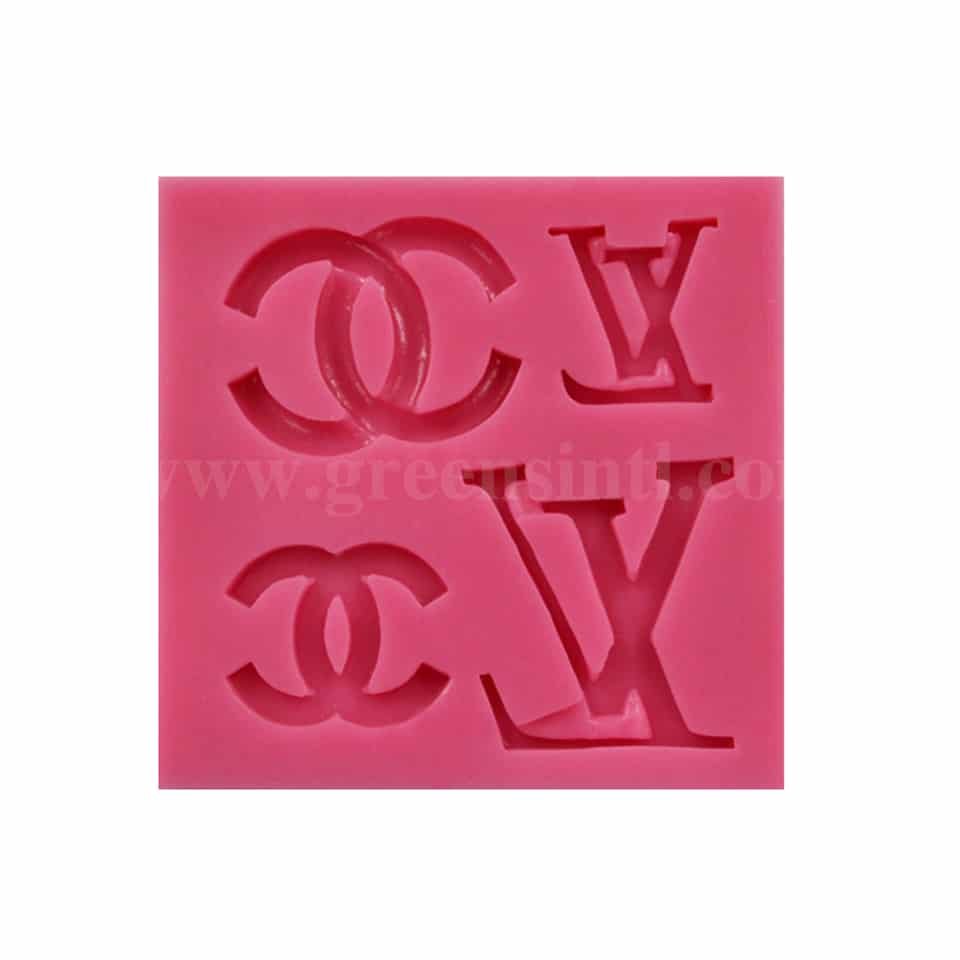 GREENS Silicone Mould Louis Vitton & Chanel 80 x 70 mm