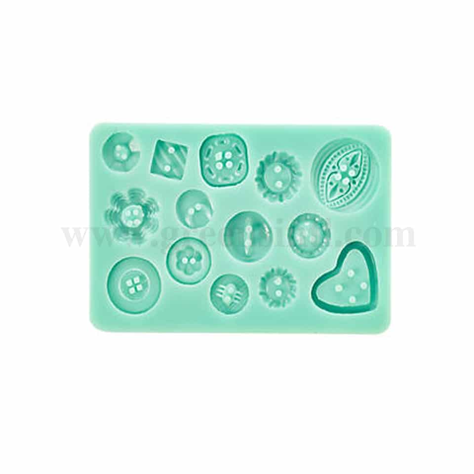 GREENS Silicone Mould Buttons 118 x 78 mm