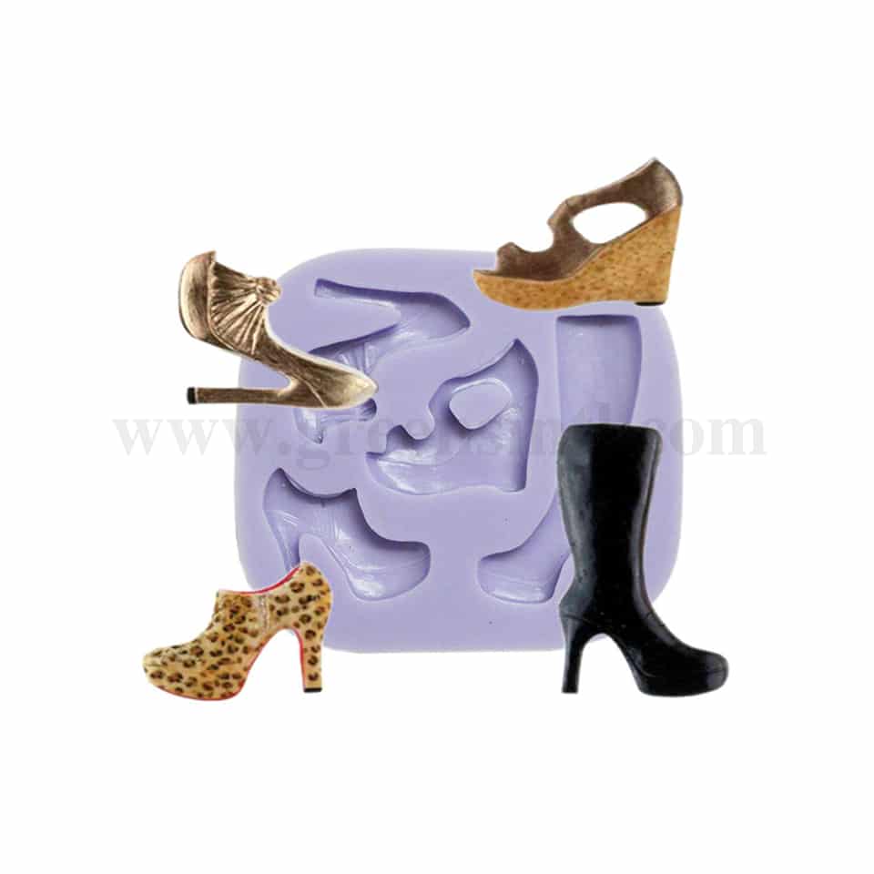 GREENS Silicone Mould Ladies Heel 85 x 78 mm