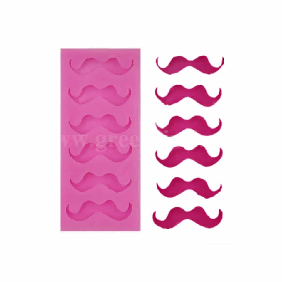 GREENS Silicone Mould Moustache 115 x 51 mm