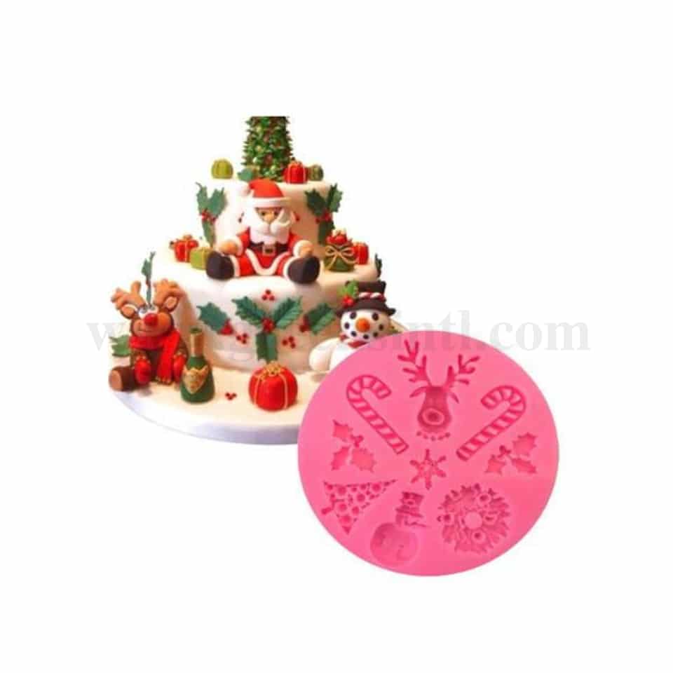 GREENS Silicone Mould Christmas Decorations D 85 mm
