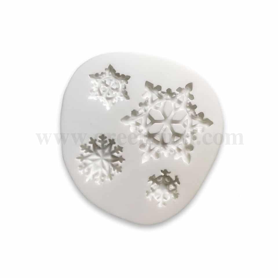 GREENS Silicone Mould Snowflakesnowflake 80 x 80 mm