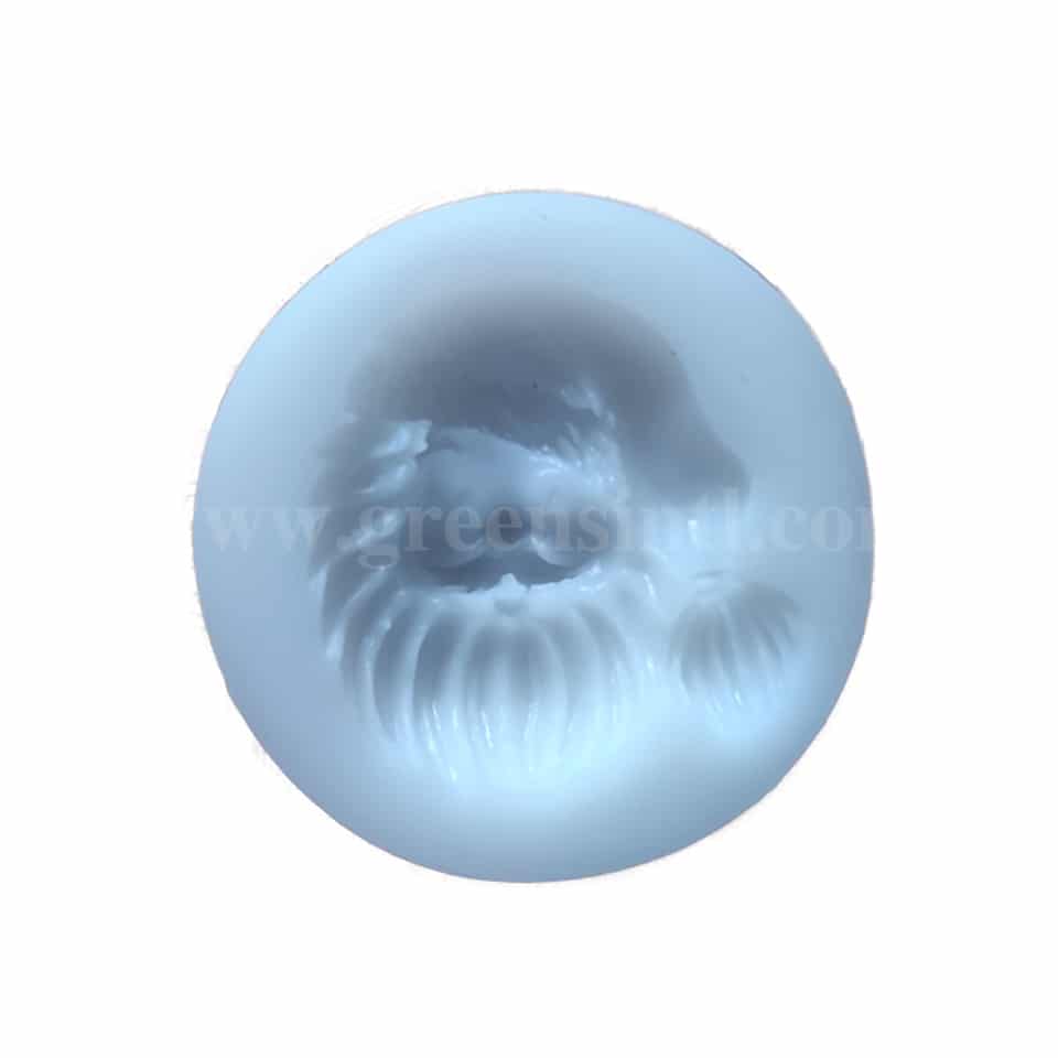 GREENS Silicone Mould Santa Face 45 mm