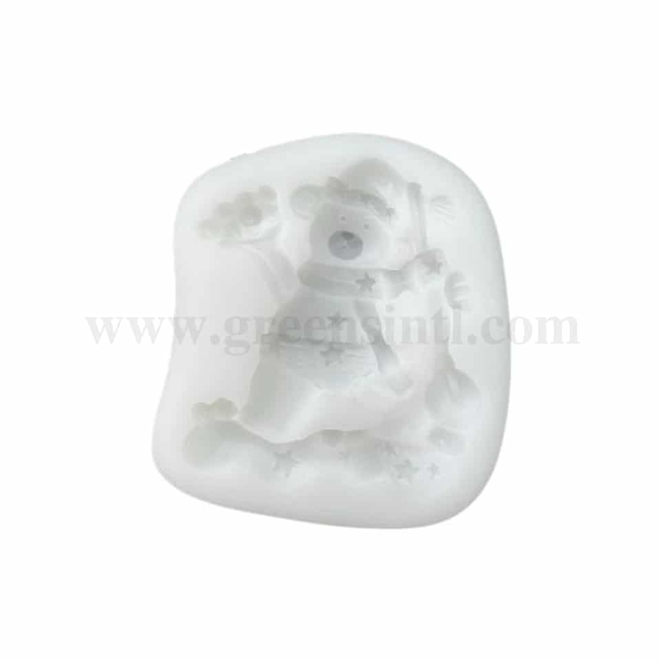 GREENS Silicone Mould Teddy Bear 71 x 62 mm
