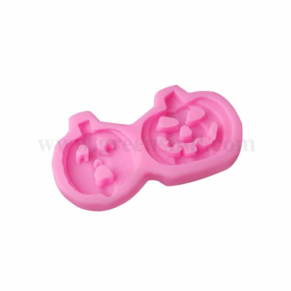 GREENS Silicone Mould Pumpkin Face 105 x 43 mm