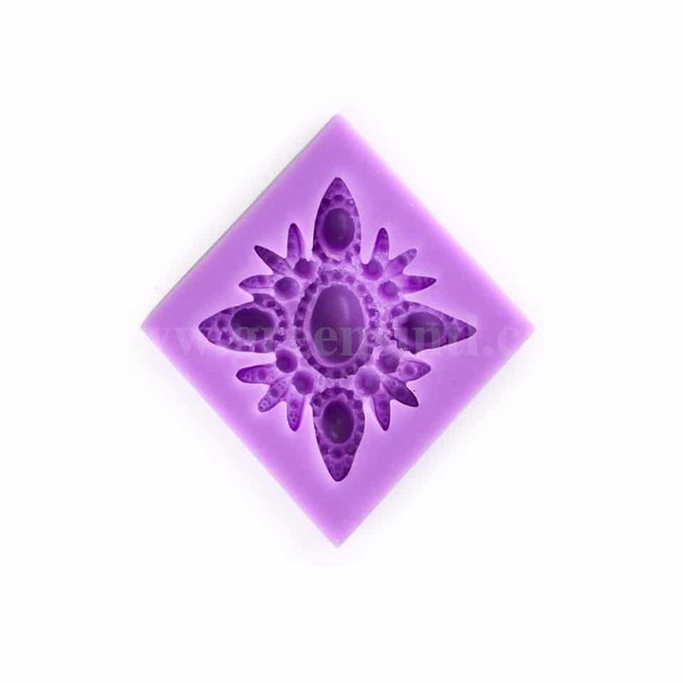 GREENS Silicone Mould Diamond Brooch