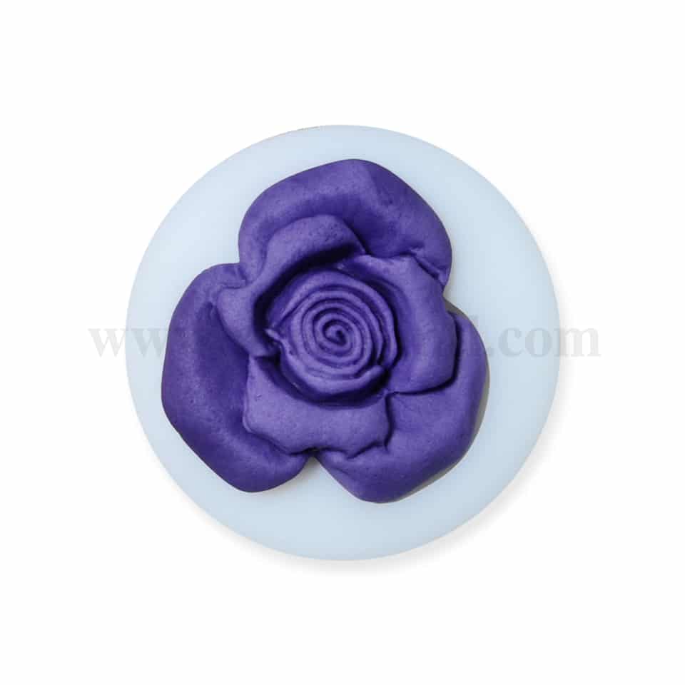 GREENS Silicone Mould Rose Flower D 65 mm