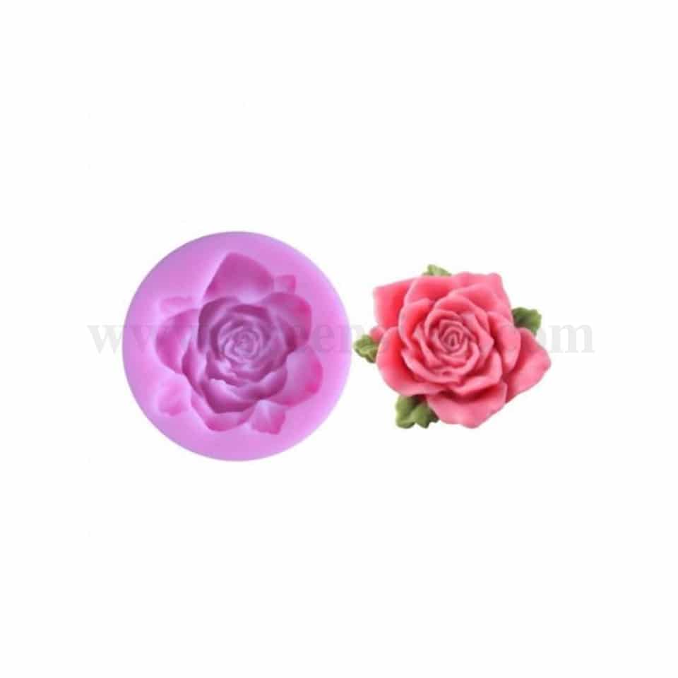 GREENS Silicone Mould Rose Flower