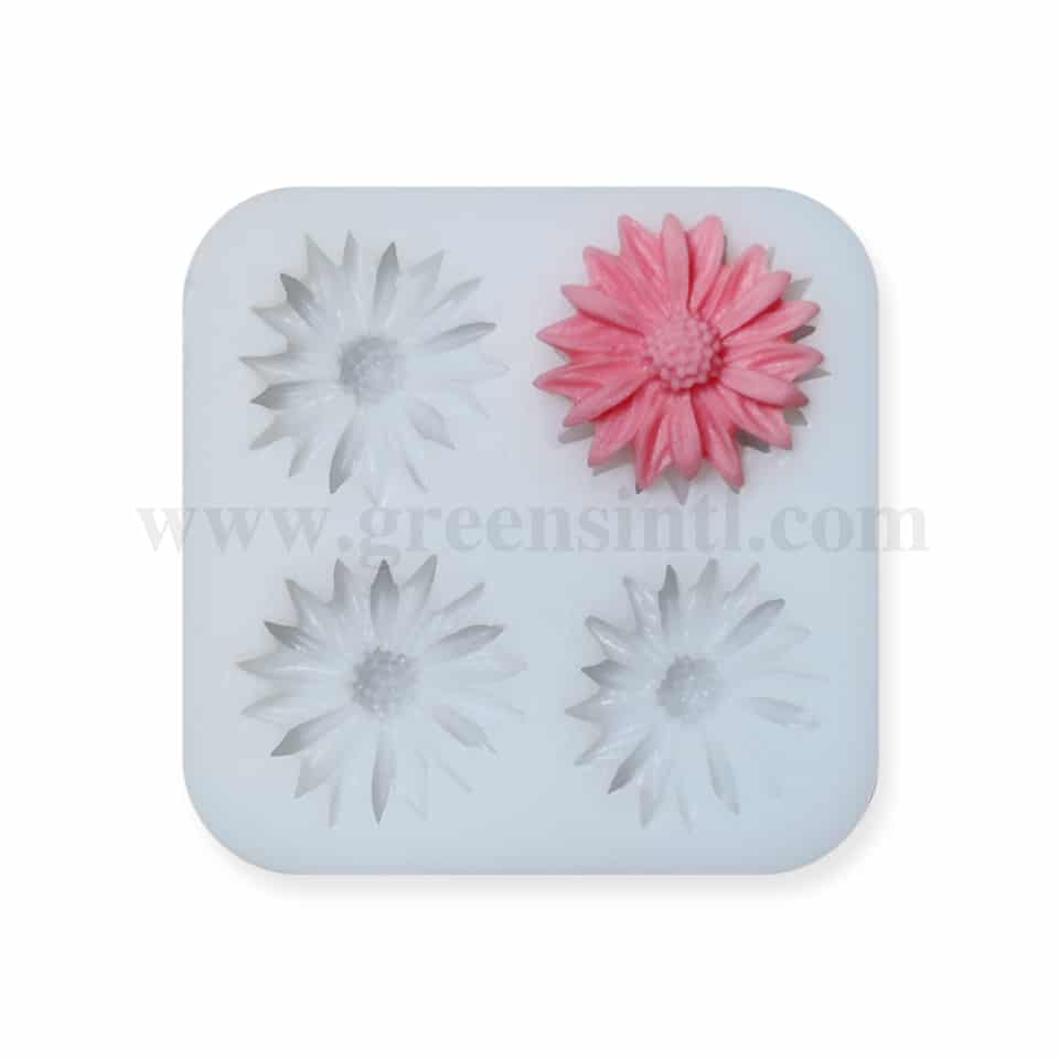 GREENS Silicone Mould Flower 65 x 65 mm