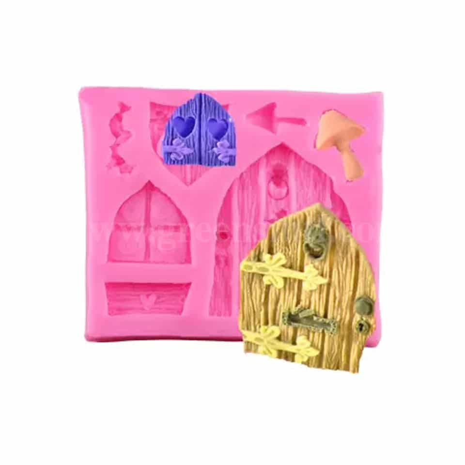 GREENS Silicone Mould Mushroom Door Windows 105 x 88 mm