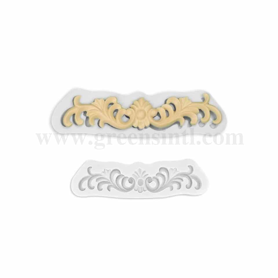 GREENS Silicone Mould Frill / Border Designs 135 x 35 mm