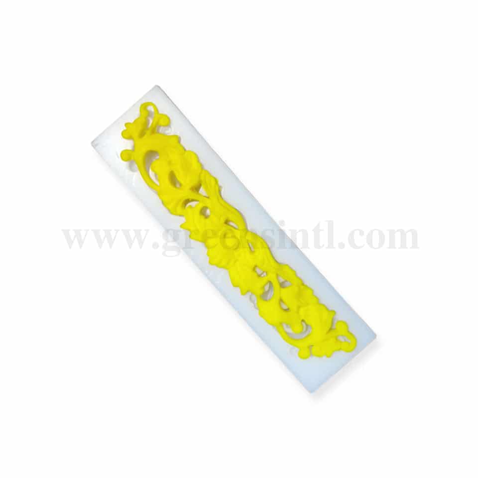GREENS Silicone Mould Frill / Border Designs 140 x 35 mm