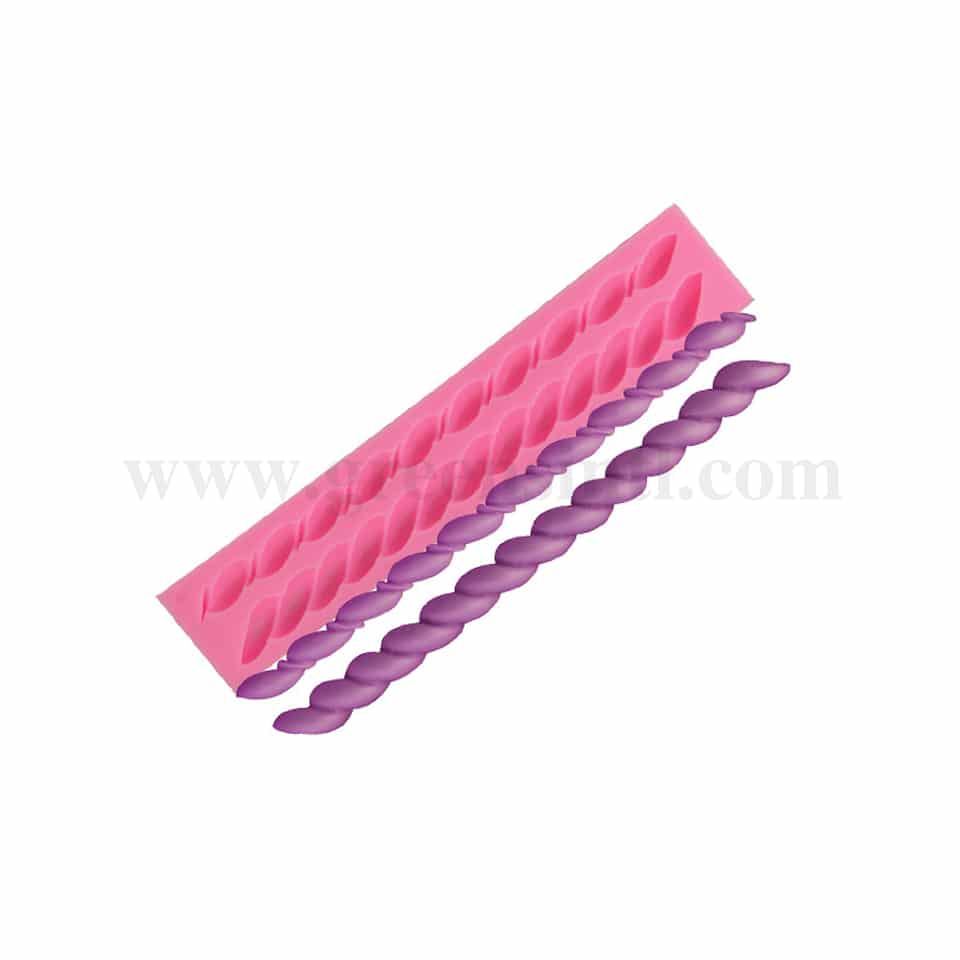 GREENS Silicone Mould Frill / Border Designs 230 x 45 mm