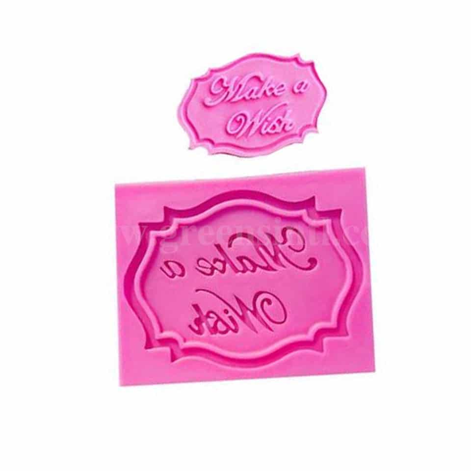 GREENS Silicone Mould Make A Wish 70 x 60 mm