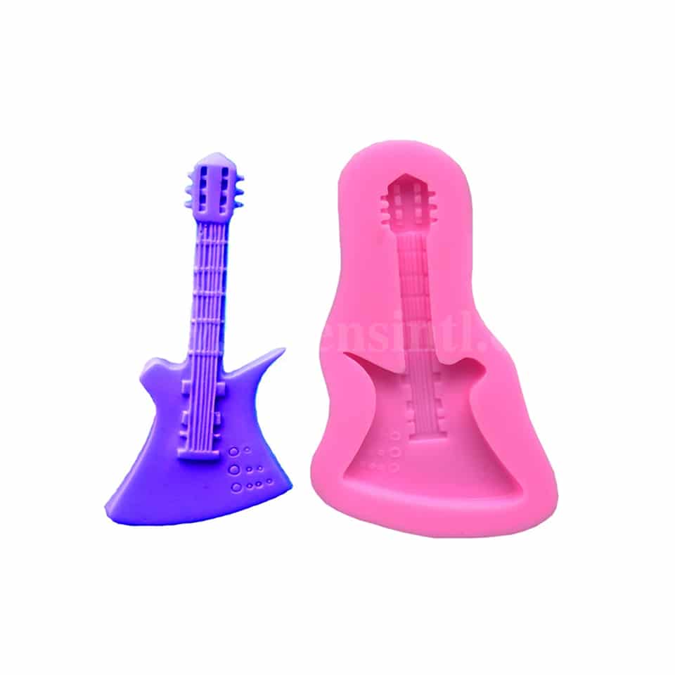 GREENS Silicone Mould Electric Guitar 105 x 40 mm