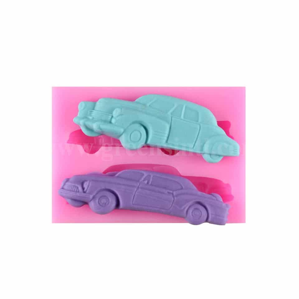 GREENS Silicone Mould Cars 75 x 60 mm