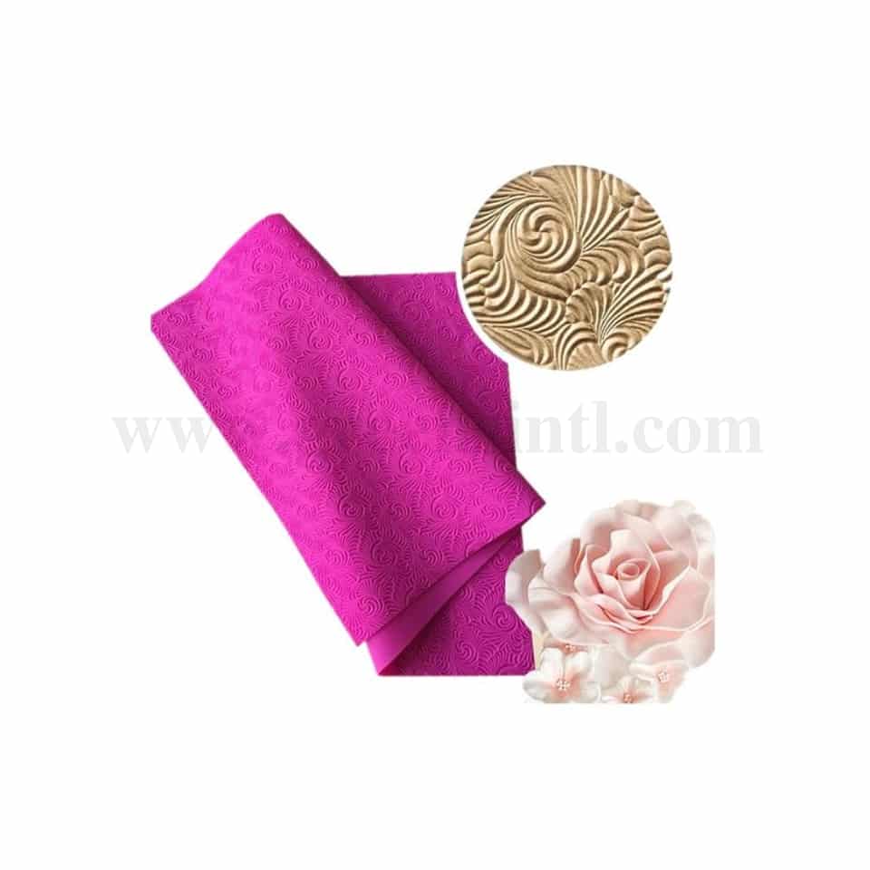 GREENS Silicone Mould Spiral Texture Mat 565mm X 375mm