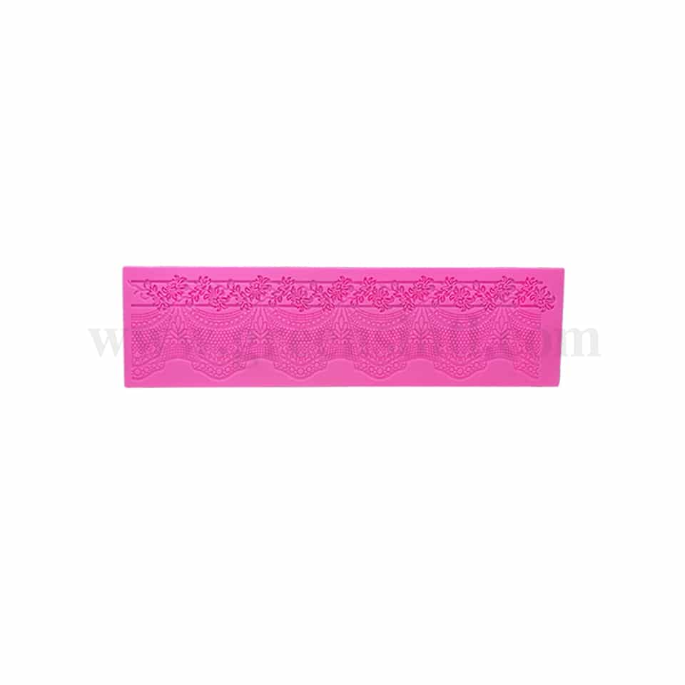 GREENS Silicone Mould Border Lace Mat 340 x 89mm
