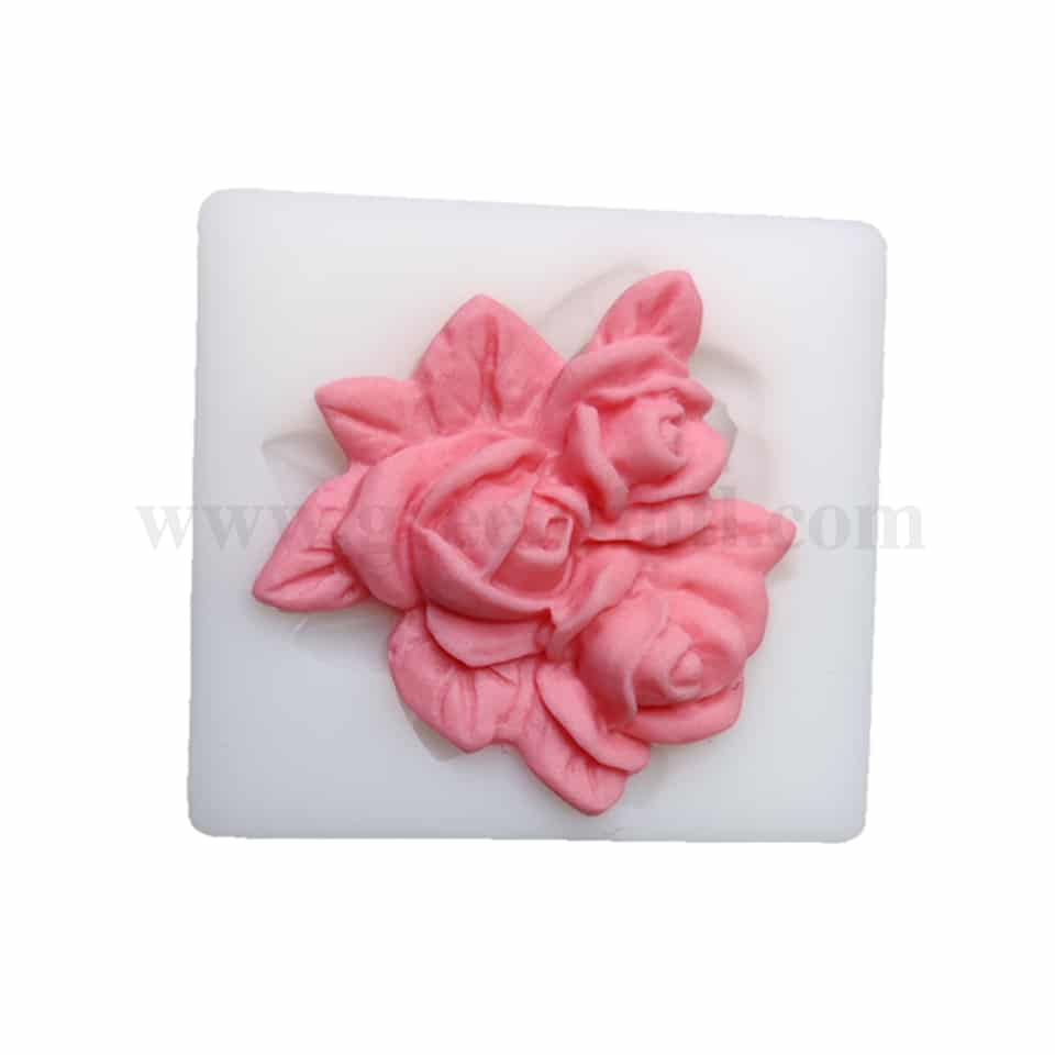 GREENS Silicone Mould Rose 50 x 50 mm